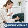 imageSmiry Luxury Chenille Bathroom Rugs 24x16 Extra Soft and Absorbent Shaggy Bath Mat Machine Washable NonSlip Plush Carpet Runner for Tub Shower and Floor Home Decor Accessories Green