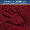 imageSmiry Luxury Chenille Bathroom Rugs 24x16 Extra Soft and Absorbent Shaggy Bath Mat Machine Washable NonSlip Plush Carpet Runner for Tub Shower and Floor Home Decor Accessories Red