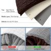 imageSmiry Luxury Chenille Bathroom Rugs 24x16 Extra Soft and Absorbent Shaggy Bath Mat Machine Washable NonSlip Plush Carpet Runner for Tub Shower and Floor Home Decor Accessories Brown