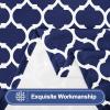 imageSmiry Picnic Table Cover with Bench Covers Waterproof Elastic Fitted Tablecloth for 6 Foot Tables Washable Polyester Tablecloths for Camping Indoor ampamp Outdoor Teal 30x72 Inch 3pc SetNavy