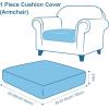 imageSmiry Printed Couch Cushion Covers Stretch Soft Couch Covers for Sofa Washable NonSlip Sofa Slipcover Furniture Protector for Indoor and Outdoor 3 Pack Dark GreyBeige