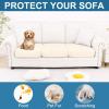 imageSmiry Printed Couch Cushion Covers Stretch Soft Couch Covers for Sofa Washable NonSlip Sofa Slipcover Furniture Protector for Indoor and Outdoor 3 Pack Dark GreyCream