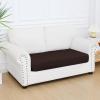 imageSmiry Printed Couch Cushion Covers Stretch Soft Couch Covers for Sofa Washable NonSlip Sofa Slipcover Furniture Protector for Indoor and Outdoor 3 Pack Dark GreyChocolate