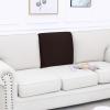 imageSmiry Printed Couch Cushion Covers Stretch Soft Couch Covers for Sofa Washable NonSlip Sofa Slipcover Furniture Protector for Indoor and Outdoor 3 Pack Dark GreyChocolate