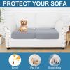 imageSmiry Printed Couch Cushion Covers Stretch Soft Couch Covers for Sofa Washable NonSlip Sofa Slipcover Furniture Protector for Indoor and Outdoor 3 Pack Dark GreyGrey