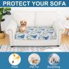 imageSmiry Printed Couch Cushion Covers Stretch Soft Couch Covers for Sofa Washable NonSlip Sofa Slipcover Furniture Protector for Indoor and Outdoor 3 Pack Dark GreyLight Green