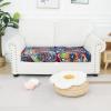 imageSmiry Printed Couch Cushion Covers Stretch Soft Couch Covers for Sofa Washable NonSlip Sofa Slipcover Furniture Protector for Indoor and Outdoor 3 Pack Dark GreyBlue Green