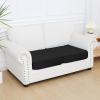 imageSmiry Printed Couch Cushion Covers Stretch Soft Couch Covers for Sofa Washable NonSlip Sofa Slipcover Furniture Protector for Indoor and Outdoor 3 Pack Dark GreyBlack
