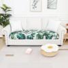 imageSmiry Printed Couch Cushion Covers Stretch Soft Couch Covers for Sofa Washable NonSlip Sofa Slipcover Furniture Protector for Indoor and Outdoor 3 Pack Dark GreyGreen