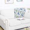 imageSmiry Printed Couch Cushion Covers Stretch Soft Couch Covers for Sofa Washable NonSlip Sofa Slipcover Furniture Protector for Indoor and Outdoor 3 Pack Dark GreyLight Green