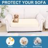 imageSmiry Printed Couch Cushion Covers Stretch Soft Couch Covers for Sofa Washable NonSlip Sofa Slipcover Furniture Protector for Indoor and Outdoor 3 Pack Dark GreyCream