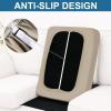 imageSmiry Printed Couch Cushion Covers Stretch Soft Couch Covers for Sofa Washable NonSlip Sofa Slipcover Furniture Protector for Indoor and Outdoor 3 Pack Dark GreyTaupe