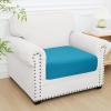 imageSmiry Printed Couch Cushion Covers Stretch Soft Couch Covers for Sofa Washable NonSlip Sofa Slipcover Furniture Protector for Indoor and Outdoor 3 Pack Dark GreyPeacock Blue