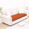 imageSmiry Printed Couch Cushion Covers Stretch Soft Couch Covers for Sofa Washable NonSlip Sofa Slipcover Furniture Protector for Indoor and Outdoor 3 Pack Dark GreyRust
