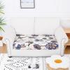 imageSmiry Printed Couch Cushion Covers Stretch Soft Couch Covers for Sofa Washable NonSlip Sofa Slipcover Furniture Protector for Indoor and Outdoor 3 Pack Dark GreyBeige