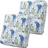 imageSmiry Printed Couch Cushion Covers Stretch Soft Couch Covers for Sofa Washable NonSlip Sofa Slipcover Furniture Protector for Indoor and Outdoor 3 Pack Dark GreyLight Green