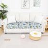 imageSmiry Printed Couch Cushion Covers Stretch Soft Couch Covers for Sofa Washable NonSlip Sofa Slipcover Furniture Protector for Indoor and Outdoor 3 Pack Dark GreyLight Green