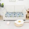 imageSmiry Printed Couch Cushion Covers Stretch Soft Couch Covers for Sofa Washable NonSlip Sofa Slipcover Furniture Protector for Indoor and Outdoor 3 Pack Dark GreyLight Green