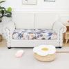 imageSmiry Printed Couch Cushion Covers Stretch Soft Couch Covers for Sofa Washable NonSlip Sofa Slipcover Furniture Protector for Indoor and Outdoor 3 Pack Dark GreyBeige