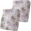 imageSmiry Printed Couch Cushion Covers Stretch Soft Couch Covers for Sofa Washable NonSlip Sofa Slipcover Furniture Protector for Indoor and Outdoor 3 Pack Dark GreyBrown and White