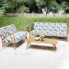 imageSmiry Printed Couch Cushion Covers Stretch Soft Couch Covers for Sofa Washable NonSlip Sofa Slipcover Furniture Protector for Indoor and Outdoor 3 Pack Dark GreyLight Green