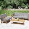 imageSmiry Printed Couch Cushion Covers Stretch Soft Couch Covers for Sofa Washable NonSlip Sofa Slipcover Furniture Protector for Indoor and Outdoor 3 Pack Dark GreyGrey and Black