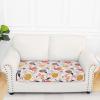 imageSmiry Printed Couch Cushion Covers Stretch Soft Couch Covers for Sofa Washable NonSlip Sofa Slipcover Furniture Protector for Indoor and Outdoor 3 Pack Dark GreyOrange