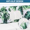 imageSmiry Printed Couch Cushion Covers Stretch Soft Couch Covers for Sofa Washable NonSlip Sofa Slipcover Furniture Protector for Indoor and Outdoor 3 Pack Dark GreyGreen