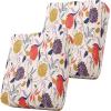 imageSmiry Printed Couch Cushion Covers Stretch Soft Couch Covers for Sofa Washable NonSlip Sofa Slipcover Furniture Protector for Indoor and Outdoor 3 Pack Dark GreyOrange
