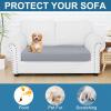 imageSmiry Printed Couch Cushion Covers Stretch Soft Couch Covers for Sofa Washable NonSlip Sofa Slipcover Furniture Protector for Indoor and Outdoor 3 Pack Dark GreyGrey