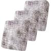 imageSmiry Printed Couch Cushion Covers Stretch Soft Couch Covers for Sofa Washable NonSlip Sofa Slipcover Furniture Protector for Indoor and Outdoor 3 Pack Dark GreyBrown and White