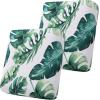 imageSmiry Printed Couch Cushion Covers Stretch Soft Couch Covers for Sofa Washable NonSlip Sofa Slipcover Furniture Protector for Indoor and Outdoor 3 Pack Dark GreyGreen