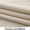 imageSmiry Rectangle Table Cloth Linen Textured Waterproof Spillproof AntiWrinkle Burlap Tablecloth Washable Decorative Fabric Table Cover for Dining Party Banquet 52 x 70 Inch BeigeBeige
