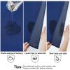 imageSmiry Rectangle Table Cloth Linen Textured Waterproof Spillproof AntiWrinkle Burlap Tablecloth Washable Decorative Fabric Table Cover for Dining Party Banquet 52 x 70 Inch BeigeIndigo