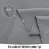 imageSmiry Rectangle Table Cloth Linen Textured Waterproof Spillproof AntiWrinkle Burlap Tablecloth Washable Decorative Fabric Table Cover for Dining Party Banquet 52 x 70 Inch BeigeGrey