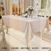 imageSmiry Rectangle Table Cloth Linen Textured Waterproof Spillproof AntiWrinkle Burlap Tablecloth Washable Decorative Fabric Table Cover for Dining Party Banquet 52 x 70 Inch BeigeLinen
