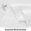 imageSmiry Rectangle Table Cloth Linen Textured Waterproof Spillproof AntiWrinkle Burlap Tablecloth Washable Decorative Fabric Table Cover for Dining Party Banquet 52 x 70 Inch BeigeWhite
