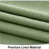 imageSmiry Rectangle Table Cloth Linen Textured Waterproof Spillproof AntiWrinkle Burlap Tablecloth Washable Decorative Fabric Table Cover for Dining Party Banquet 52 x 70 Inch BeigeSage Green