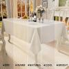 imageSmiry Rectangle Table Cloth Linen Textured Waterproof Spillproof AntiWrinkle Burlap Tablecloth Washable Decorative Fabric Table Cover for Dining Party Banquet 52 x 70 Inch BeigeBeige