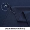 imageSmiry Rectangle Table Cloth Linen Textured Waterproof Spillproof AntiWrinkle Burlap Tablecloth Washable Decorative Fabric Table Cover for Dining Party Banquet 52 x 70 Inch BeigeNavy