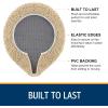 imageSmiry Soft Chenille Bathroom Toilet Lid Cover Machine Washable Covers 175x15 Fits Most Round Elongated and Oblong Lids Accessories Decor WhiteBeige