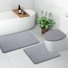 imageSmiry Soft Chenille Bathroom Toilet Lid Cover Machine Washable Covers 175x15 Fits Most Round Elongated and Oblong Lids Accessories Decor WhiteGrey