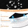 imageSmiry Waterproof Blanket Throw for Large Dogs Soft Reversible Dog Blanket for Sofa Couch Bed Washable Leakproof Sherpa Fleece Furniture Couch Cover Protector50quotx60quot GreyWhiteBlackWhite