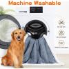 imageSmiry Waterproof Blanket Throw for Large Dogs Soft Reversible Dog Blanket for Sofa Couch Bed Washable Leakproof Sherpa Fleece Furniture Couch Cover Protector50quotx60quot GreyWhiteGreyWhite