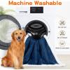 imageSmiry Waterproof Blanket Throw for Large Dogs Soft Reversible Dog Blanket for Sofa Couch Bed Washable Leakproof Sherpa Fleece Furniture Couch Cover Protector50quotx60quot GreyWhiteNavyWhite