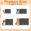 imageSmiry Waterproof Blanket Throw for Large Dogs Soft Reversible Dog Blanket for Sofa Couch Bed Washable Leakproof Sherpa Fleece Furniture Couch Cover Protector50quotx60quot GreyWhiteDark GreyWhite