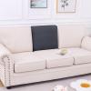 imageSmiry Waterproof Couch Cushion Covers Stretch Jacquard Thick Sofa Cushion Covers Washable Seat Slipcover Elastic Furniture Protector for Pets Kid 3PC GreyDark Grey