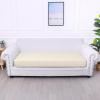 imageSmiry Waterproof Couch Cushion Covers Stretch Jacquard Thick Sofa Cushion Covers Washable Seat Slipcover Elastic Furniture Protector for Pets Kid 3PC GreyBeige