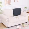 imageSmiry Waterproof Couch Cushion Covers Stretch Jacquard Thick Sofa Cushion Covers Washable Seat Slipcover Elastic Furniture Protector for Pets Kid 3PC GreyDark Grey