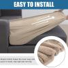 imageSmiry Waterproof Couch Cushion Covers Stretch Jacquard Thick Sofa Cushion Covers Washable Seat Slipcover Elastic Furniture Protector for Pets Kid 3PC GreyCamel